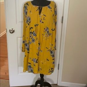 Old Navy Mustard Yellow Dress